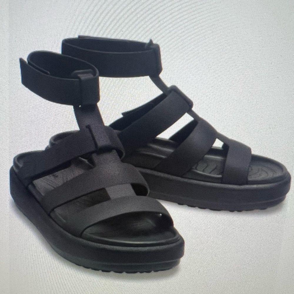 Crocs Brooklyn Luxe Gladiator Slide Sandal Women’s Size 7